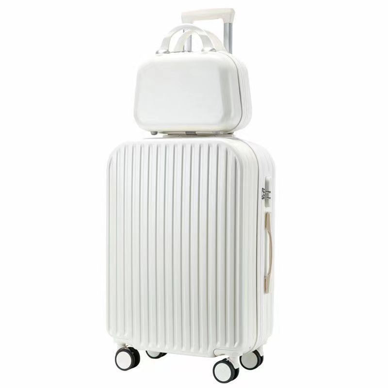 Korean version of the suitcase women's ins trolley case small fresh student password box travel suitcase strong and durable men's leather suitcase
