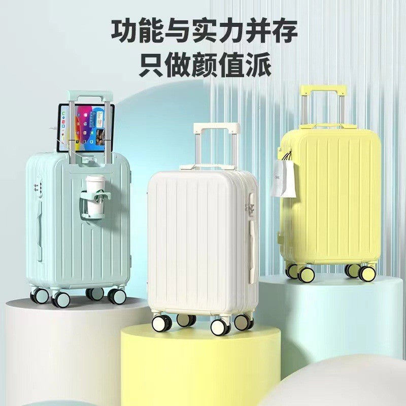 Korean version of the suitcase women's ins trolley case small fresh student password box travel suitcase strong and durable men's leather suitcase