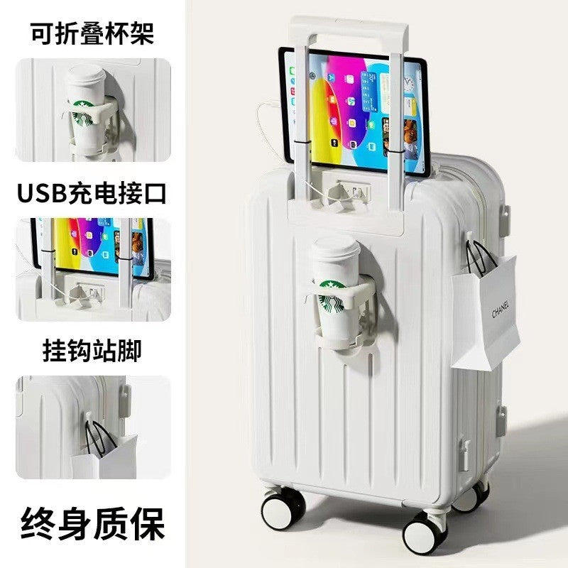 Korean version of the suitcase women's ins trolley case small fresh student password box travel suitcase strong and durable men's leather suitcase
